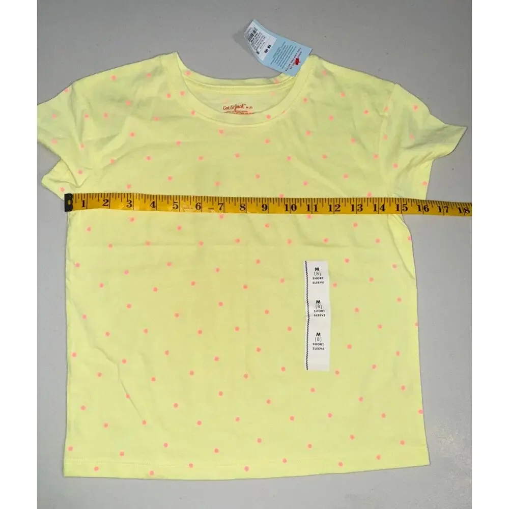 Lot of 4 Girl M‎ 7/8 Top Short Sleeve Casual Everday Variety Brands